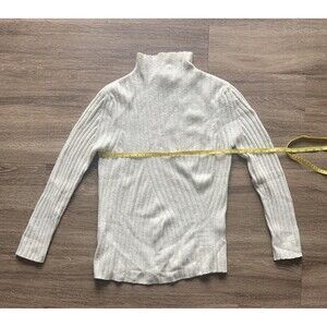 Vintage Express World Brand Merino Wool & Angora Rabbit Sweater Cream White SZ S